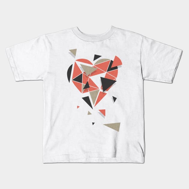 Pieces Of My Heart Kids T-Shirt by Studio Kay